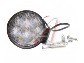 Фара рабочего света круглая 115х115x38мм 18Вт (6 LED) IP68 рассеянный свет (Flood) 12-24V MEGAPOWER