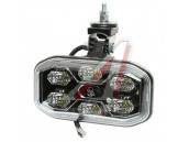 Фара рабочего света 12V (рассеянный свет) (разъем 2-клеммный) светодиодная (на пластик) РУДЕНСК