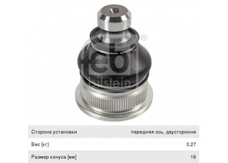 Опора шаровая ЛАДА Largus RENAULT Logan,Megane 2,Scenic 2,Clio 3 нижняя левая/правая FEBI