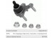 Опора шаровая VW Golf (04-),Tiguan AUDI A3,Q3 SKODA Octavia (05-),Yeti левая LEMFORDER