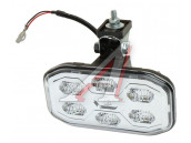 Фара рабочего света 12V (рассеянный свет) (разъем 2-клеммный) светодиодная (на металл) РУДЕНСК