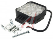 Фара рабочего света 82х82x38мм 27W 9LED (ближний свет) квадратная ВЫМПЕЛ